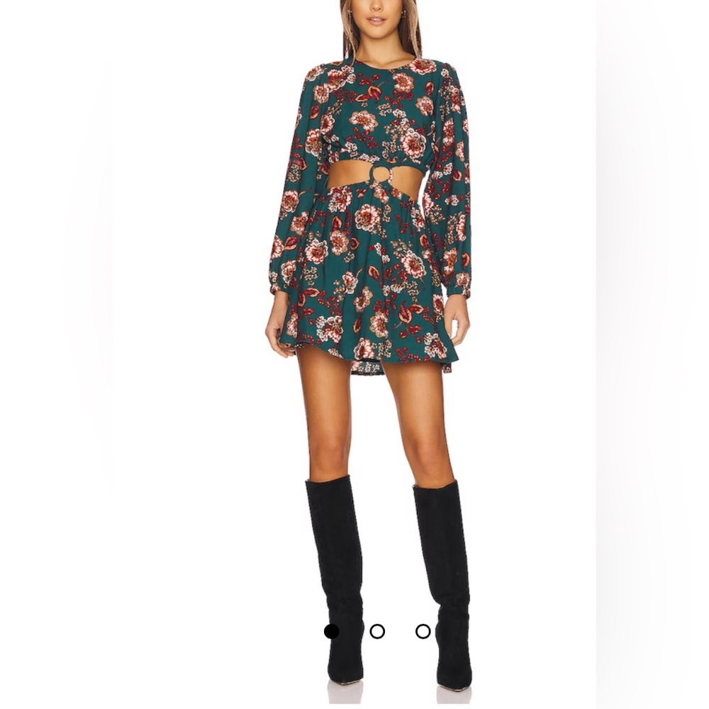 MINKPINK Olivia Cutout Mini Dress in Multi size medium